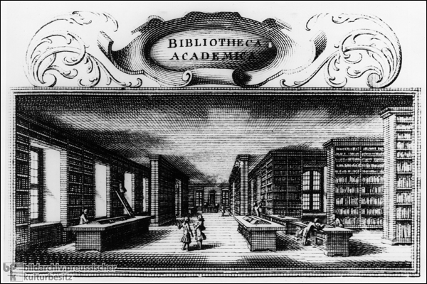 The Library at the University of Göttingen (18th Century)